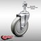 Service Caster 5 Inch SS Gray Polyurethane Wheel Swivel 12mm Threaded Stem Caster SCC SCC-SSTS20S514-PPUB-M1215 - alternate 3